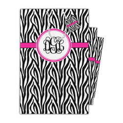 Zebra Print Gift Bag (Personalized)