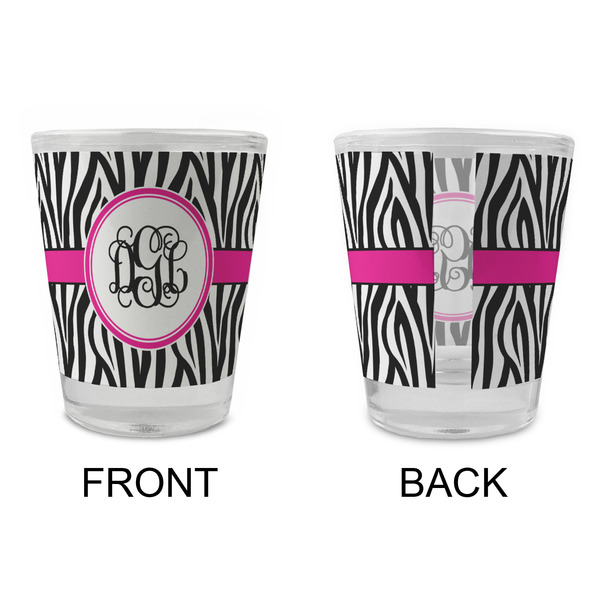 Zebra Print Glass Shot Glass - Standard - APPROVAL