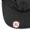 Zebra Print Golf Ball Marker Hat Clip - Main - GOLD