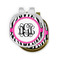 Zebra Print Golf Ball Marker Hat Clip - PARENT/MAIN