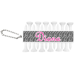 Zebra Print Golf Tees & Ball Markers Set (Personalized)