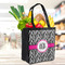 Zebra Print Grocery Bag - LIFESTYLE