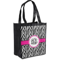 Zebra Print Grocery Bag (Personalized)