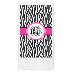 Zebra Print Guest Paper Towels - Full Color (Personalized)