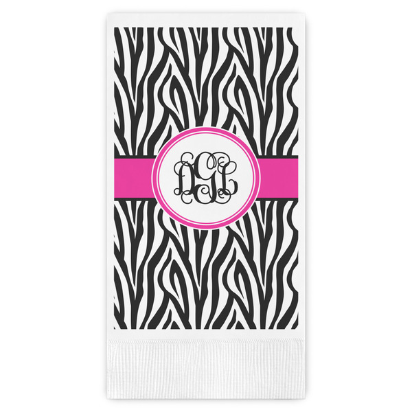 Custom Zebra Print Guest Towels - Full Color (Personalized)