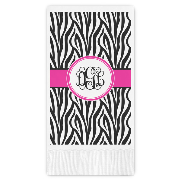 Custom Zebra Print Guest Paper Towels - Full Color (Personalized)