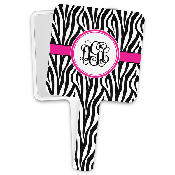 Custom Zebra Print Hand Mirror (Personalized)