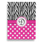 Zebra Print House Flags - Double Sided - BACK