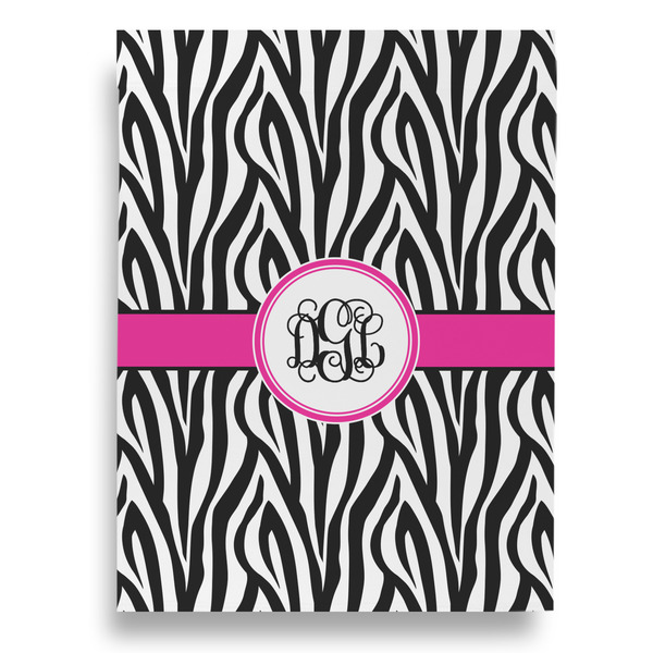 Zebra Print House Flags - Single Sided - FRONT
