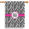Zebra Print House Flags - Single Sided - PARENT MAIN