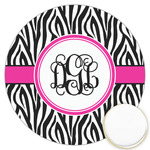 Zebra Print Printed Cookie Topper - 3.25" (Personalized)