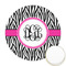 Zebra Print Icing Circle - Medium - Front