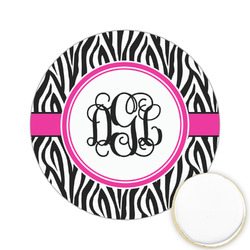 Zebra Print Printed Cookie Topper - 2.15" (Personalized)