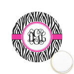 Zebra Print Printed Cookie Topper - 1.25" (Personalized)