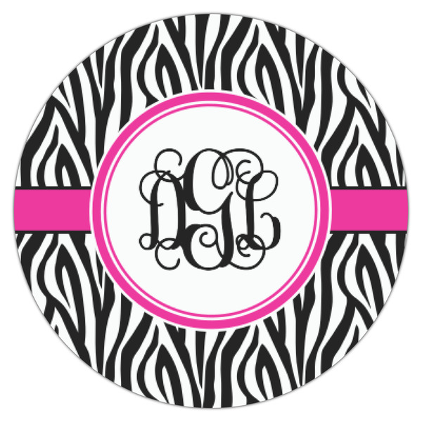 Zebra Print Icing Circle - XSmall - Single