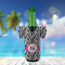 Zebra Print Jersey Bottle Cooler - LIFESTYLE