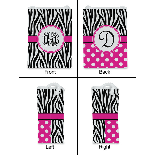 Zebra Print Jewelry Gift Bag - Gloss - Approval