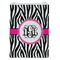 Zebra Print Jewelry Gift Bag - Gloss - Front