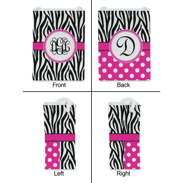 Zebra Print Jewelry Gift Bag - Matte - Approval