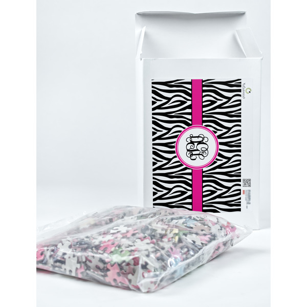 Zebra Print Jigsaw Puzzle 1014 Piece - Box