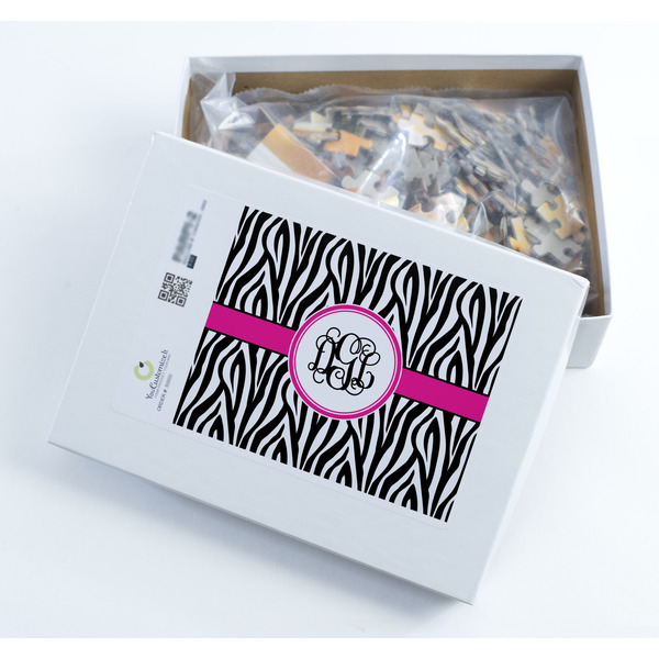 Zebra Print Jigsaw Puzzle 252 Piece - Box