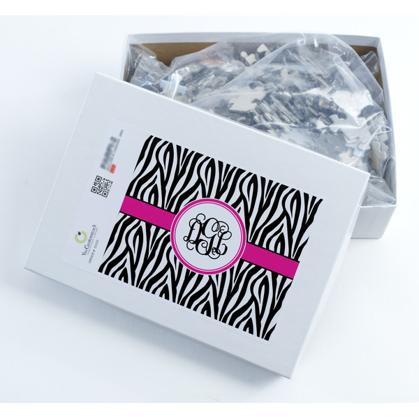 Zebra Print Jigsaw Puzzle 500 Piece - Box