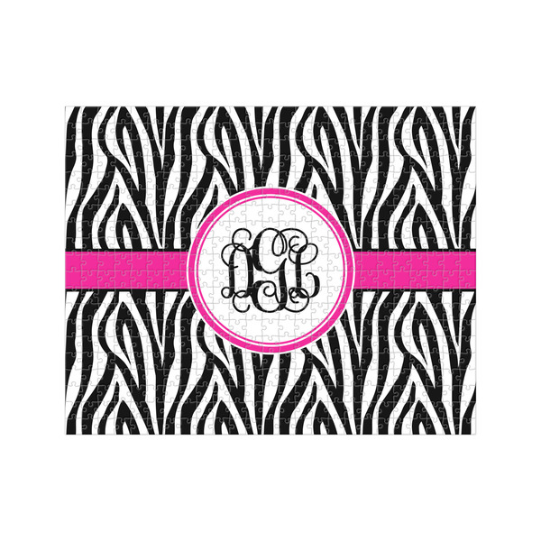Custom Zebra Print 500 pc Jigsaw Puzzle (Personalized)