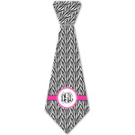 Zebra Print Iron On Tie - 4 Sizes w/ Monogram