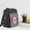 Zebra Print Kid's Backpack - Lifestyle
