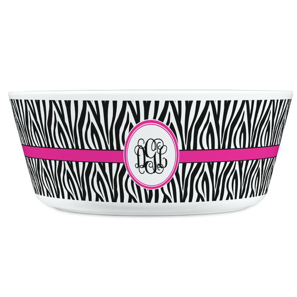 Zebra Print Kids Bowls - FRONT