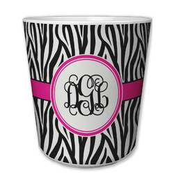 Zebra Print Plastic Tumbler 6oz (Personalized)