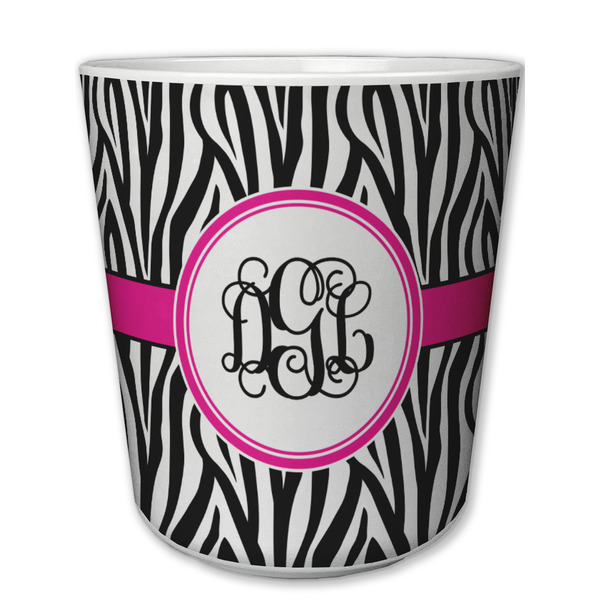 Custom Zebra Print Plastic Tumbler 6oz (Personalized)