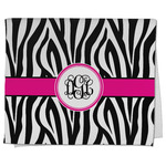 Zebra Print Kitchen Towel - Poly Cotton w/ Monograms