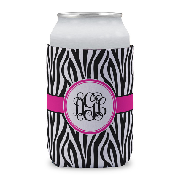 Zebra Print Can Sleeve