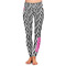 Zebra Print Ladies Leggings - Extra Small (Personalized)