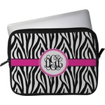 Zebra Print Laptop Sleeve / Case - 13" (Personalized)