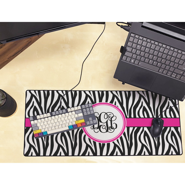 Zebra Print Large Gaming Mats - LIFESTYLE