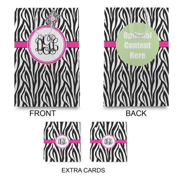 Zebra Print Large Gift Bag - Approval