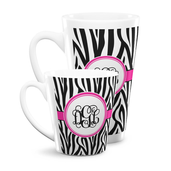 Zebra Print Latte Mugs Main