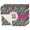 Zebra Print Single-Sided Linen Placemat - Set of 4 w/ Monogram