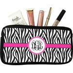 Zebra Print Makeup / Cosmetic Bag (Personalized)