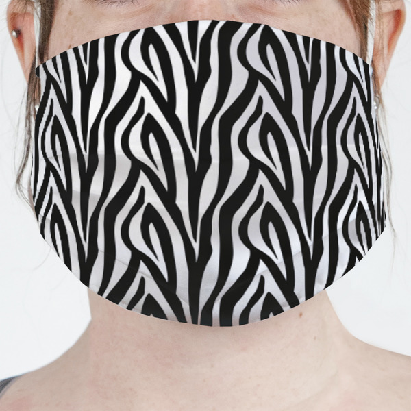 Custom Zebra Print Face Mask Cover