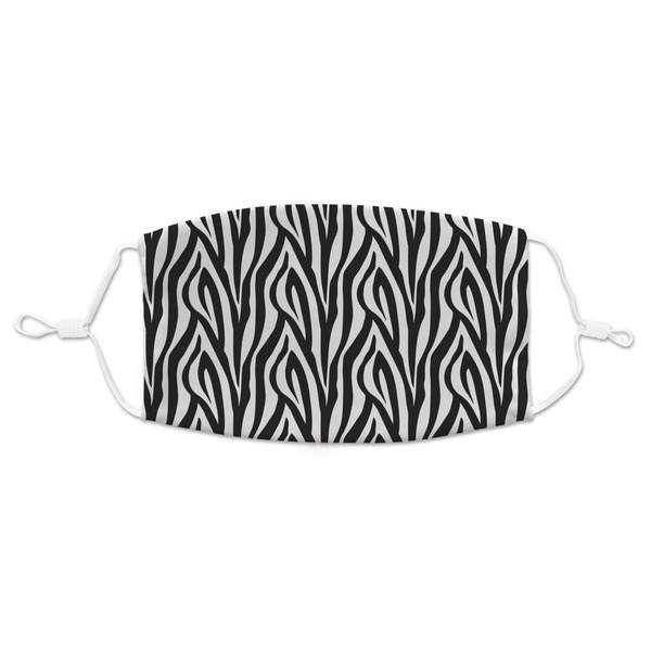 Custom Zebra Print Adult Cloth Face Mask - Standard