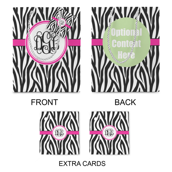 Zebra Print Medium Gift Bag - Approval