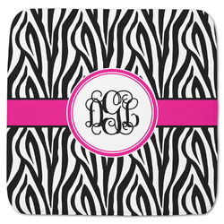 Zebra Print Memory Foam Bath Mat - 48"x48" (Personalized)