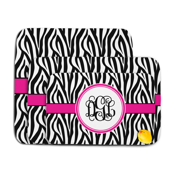 Zebra Print Memory Foam Bath Mat - MAIN PARENT