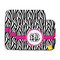 Zebra Print Memory Foam Bath Mat (Personalized)