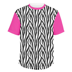 Zebra Print Men's Crew T-Shirt - 3X Large