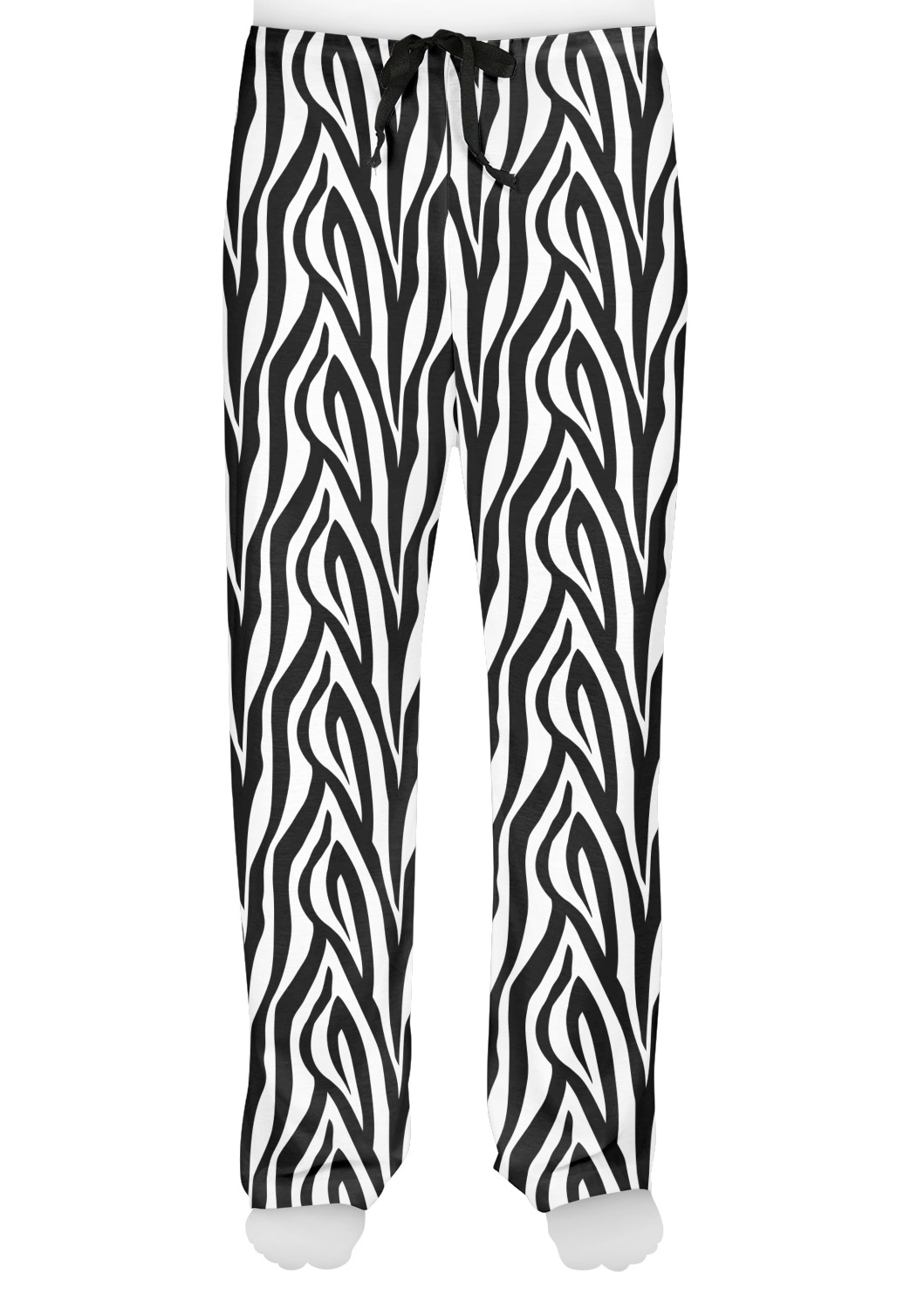 Personalized RNK Shops Zebra & Floral Womens Pajama Pants