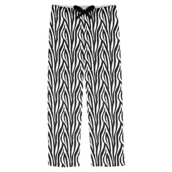 Zebra Print Mens Pajama Pants (Personalized)